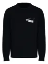 Mm6 Maison Margiela Black Sweaters