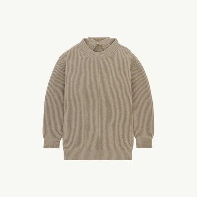 Mm6 Maison Margiela Wool Blend Sweater Dress In Neutral