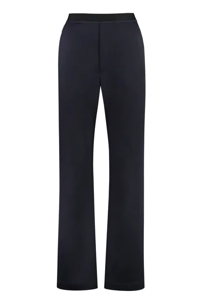 Mm6 Maison Margiela Wool Blend Trousers In Blue