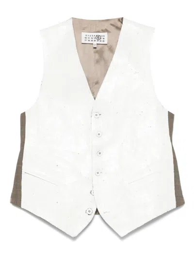 Mm6 Maison Margiela Wool Blend Vest