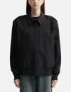 Mm6 Maison Margiela Wool Bomber Jacket In Black