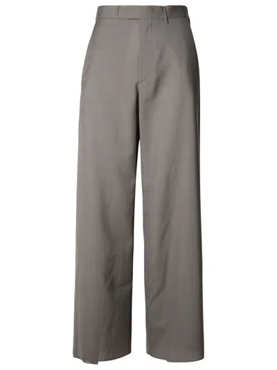 Mm6 Maison Margiela Wool Canvas Trousers