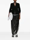 Mm6 Maison Margiela Wool Cardigan In Black