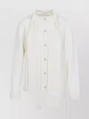 Mm6 Maison Margiela Wool Cardigan Ribbed Edges