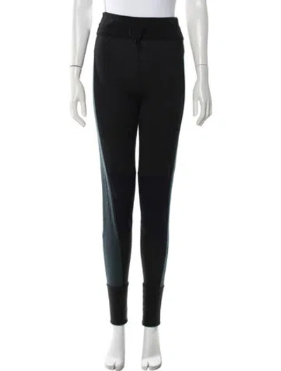 Pre-owned Mm6 Maison Margiela Wool Colorblock Pattern Sweatpants In Black
