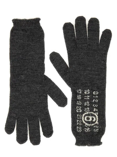 MM6 MAISON MARGIELA WOOL GLOVES.