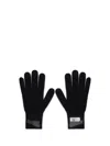 Mm6 Maison Margiela Wool Gloves In Black