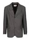 Mm6 Maison Margiela Wool Jacket Jackets Grey In Gray