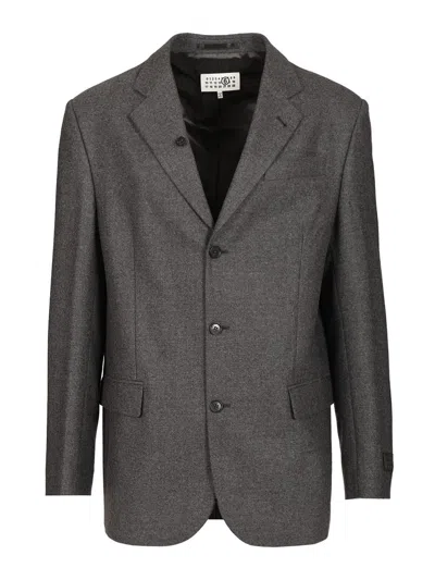 Mm6 Maison Margiela Wool Jacket Jackets Grey In Gray