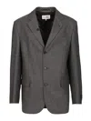 Mm6 Maison Margiela Wool Jacket Jackets Grey In Gray