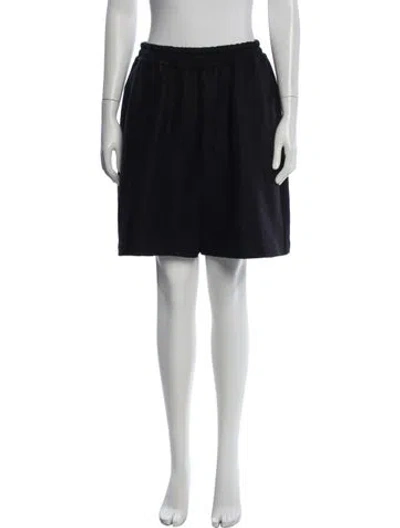 Pre-owned Mm6 Maison Margiela Wool Knee-length Shorts In Blue