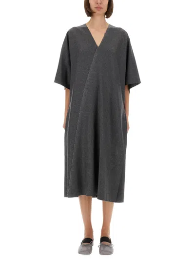 MM6 MAISON MARGIELA WOOL MIDI DRESS