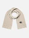 Mm6 Maison Margiela Wool Scarf In Neutral