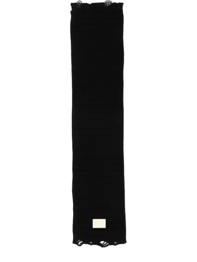 MM6 MAISON MARGIELA MM6 MAISON MARGIELA WOOL SCARF