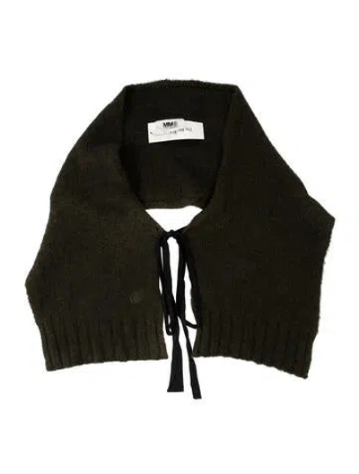 Pre-owned Mm6 Maison Margiela Wool Scarf In Green