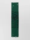 Mm6 Maison Margiela Wool Scarf Numeric Pattern