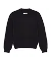 Mm6 Maison Margiela Wool Sweater In Black