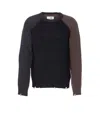 Mm6 Maison Margiela Wool Sweater In Black