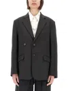 Mm6 Maison Margiela Mm6 By Maison Margiela Wool Tailored Jacket In Gray