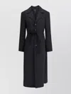 Mm6 Maison Margiela Wool Trenchcoat Enhanced For Movement