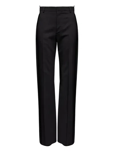 Mm6 Maison Margiela Wool Trousers In Black