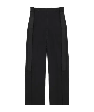 Mm6 Maison Margiela Wool Trousers In Black