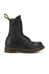 Mm6 Maison Margiela X Dr. Martens Man Ankle Boots Black Size 8 Leather In Black