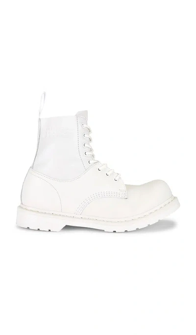 Mm6 Maison Margiela X Dr. Martens 1460 8-eye No Steel Toe Womens White