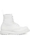 Mm6 Maison Margiela X Dr. Martens 1460 8-eye No Steel Toe Womens White In White