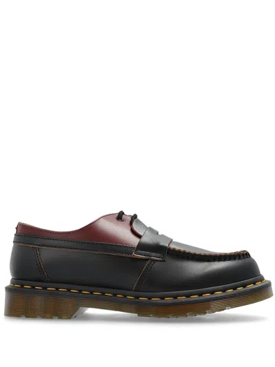 Mm6 Maison Margiela Stitched Casual Shoes In Black