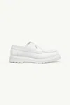 Mm6 Maison Margiela X Dr. Martens Leather Moccasin Loafers In White