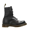 Mm6 Maison Margiela 10 Eye Ankle Boots For Men In Black