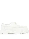 Mm6 Maison Margiela X Dr. Martens Leather Moccasin Loafers In White
