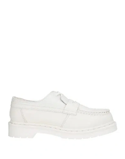 Mm6 Maison Margiela X Dr. Martens Woman Loafers White Size 7 Leather