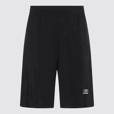 Mm6 Maison Margiela X Salomon Black Shorts In Deep Black