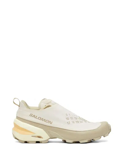 Mm6 Maison Margiela White Polyamide Athletic Sneakers In Multi