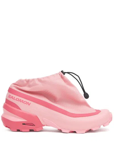 Mm6 Maison Margiela X Salomon Cross Low Sneakers In Pink