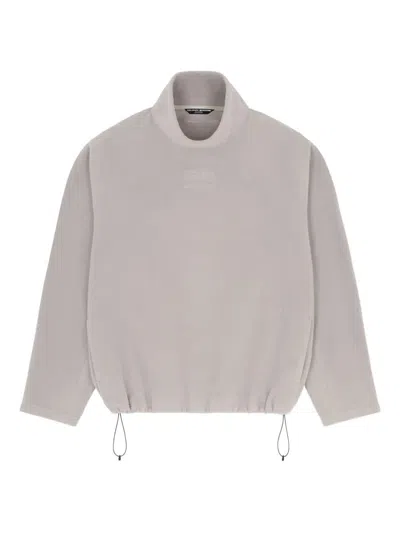 Mm6 Maison Margiela X Salomon Drawstring T-shirt In Gray