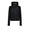 Mm6 Maison Margiela Gore-tex Hooded Sports Jacket Mm6 X Salomon In Deep Black