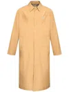 Mm6 Maison Margiela Tan Salomon Edition Outerwear Trench Coat In Neutrals