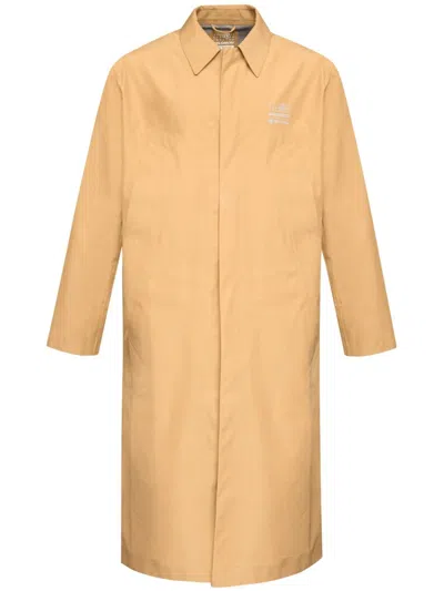 Mm6 Maison Margiela Tan Salomon Edition Outerwear Trench Coat In 128 Iced Coffee