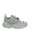 Mm6 Maison Margiela Logo-patch Low-top Sneakers In Gray