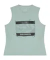 Mm6 Maison Margiela Mesh Graphic Sleeveless Vest