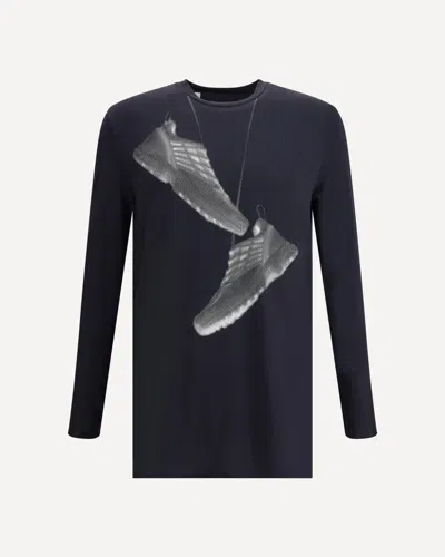 Mm6 Maison Margiela Mm6 X Salomon Edition Sneaker Print T-shirt Black