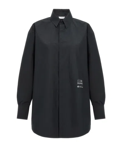 MM6 MAISON MARGIELA MM6 MAISON MARGIELA X SALOMON NUMERIC-PRINTED LONG-SLEEVED SHIRT