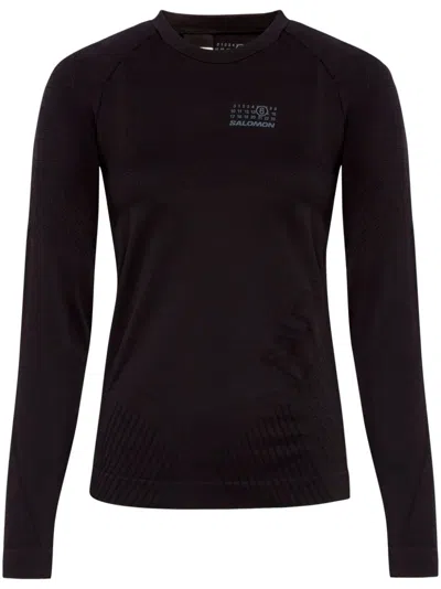 Mm6 Maison Margiela Mm6 X Salomon Baselayer Top In Black