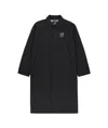 Mm6 Maison Margiela Gore-tex Coat In Black