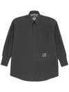Mm6 Maison Margiela Mm6 X Salomon Numeric-print Shirt In Black