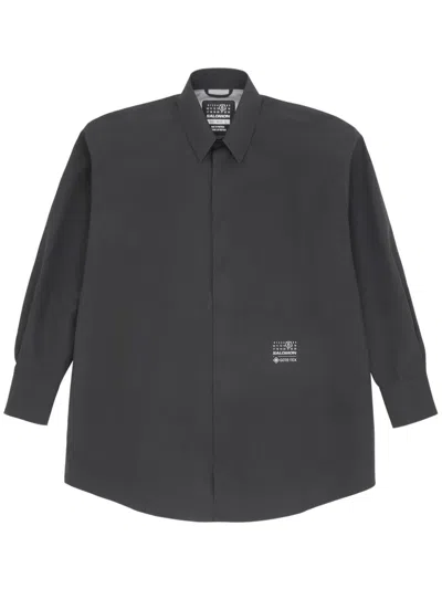 Mm6 Maison Margiela Mm6 X Salomon Numeric-print Shirt In Black