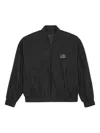 Shop Mm6 Maison Margiela X Salomon Numbers-print Bomber Jacket In Black